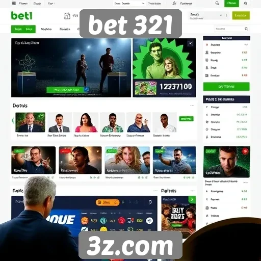Experiência do usuário no site bet 321